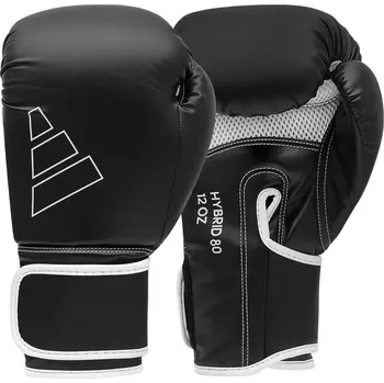 Boxerské rukavice Boxerské rukavice Adidas Hybrid 80 - černo/bílé - ADIH8090100 Velikosti: 14 oz
