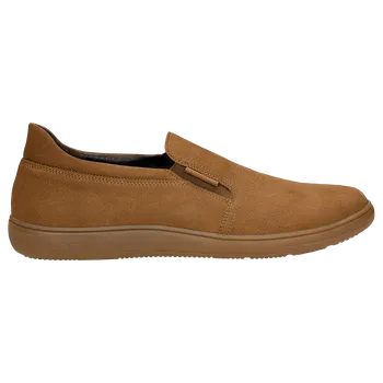 Pánské polobotky Hnědé Pánské Polobotky Z Nubuku Na Nazouvání Wojas 1025522 40