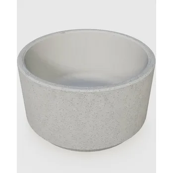 Květináč Betonový květináč Mia BDA 80/45 Mia nat tryskaná