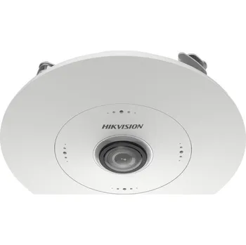 Hikvision DS-2CD6365G1-S/RC 1,16mm IP kamera, panoramatická, fisheye, dome, 6Mpx, 1/1,8" CMOS, f=1,16mm, H.265+, 4× mikrofon, DWDR, audio vstup a výstup, bílá DS-2CD6365G1-S/RC(1.16mm)