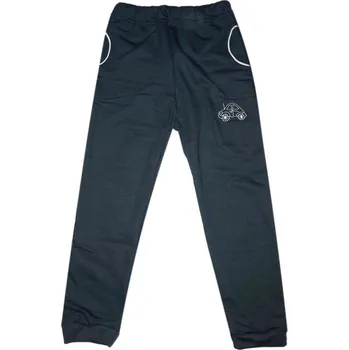 Betty Mode (ušito v ČR) Chlapecké tepláky bavlněné šedé auto