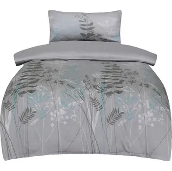 Povlečení TiaHome Nature bílé 200 x 140, 90 x 70 cm zipový uzávěr