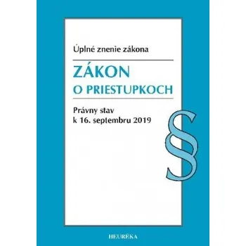 ÚZZ 2019 Zákon o priestupkoch - Kolektív autorov