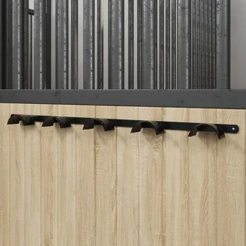 Sport vidaXL Věšák na 5 uzd černý železo [172447]