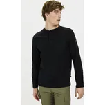 TRIČKO CAMEL ACTIVE HENLEY 1/1 ARM DARK INDIGO