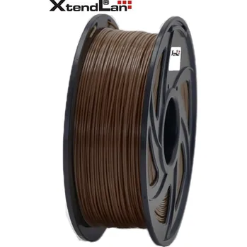 Filament XtendLan filament PETG hnědý Plastické vlákno, pro 3D tisk, PETG, průměr 1,75mm, hmotnost materiálu 1kg, hnědé 3DF-PETG1.75-BN 1kg