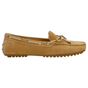 Dámské polobotky Béžové Dámské Mokasíny Z Lícové Kůže Wojas 4632764 38