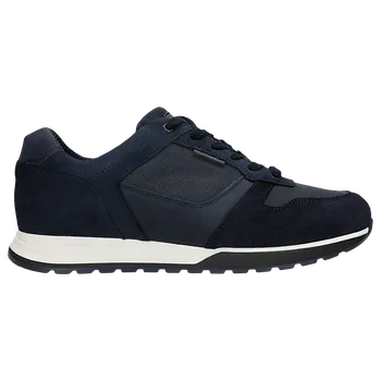 Pánské polobotky Tmavě Modré Pánské Tenisky Z Kombinované Kůže Wojas 1024386 42