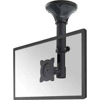Monitor Neomounts FPMA-C025BLACK Držák, VESA, stropní, pro ploché monitory/TV, úhlopříčka 10"–30", nastavení výšky 37–47cm, náklon 180°, nosnost 12kg, černý FPMA-C025BLACK