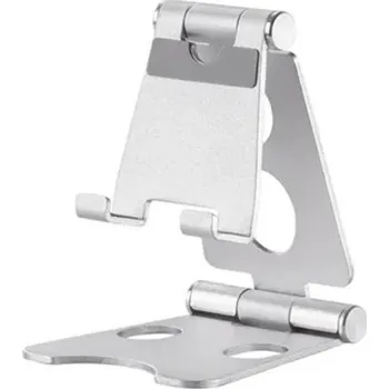 Notebook Neomounts DS10-150SL1 Držák, stolní, pro mobilní telefon, úhlopříčka max. 4,7", náklon 270°, univerzální, stříbrný DS10-150SL1