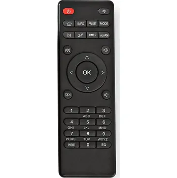Dálkový ovladač Nedis RDINRC300BK Dálkový ovladač, náhradní, pro Nedis internetová rádia, infračervený přenos, černý RDINRC300BK