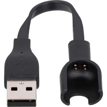 Notebook TRX Akyga AK-SW-11 Kabel, napájecí, pro chytrý náramek Xiaomi Mi Band 2, USB, 5V, černý TRX-AK-SW-11