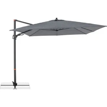 Zahrada Doppler myZone 280 x 280 cm - výkyvný zahradní slunečník s boční tyčí : Desén látky - 840S