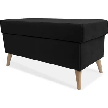 Taburet Taburet BAJO s úložným prostorem - černý - ITAKA 15