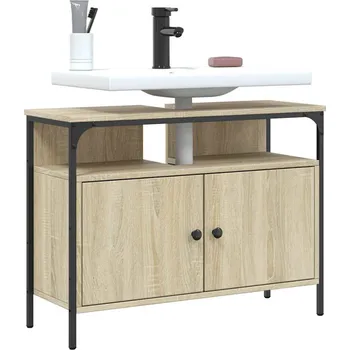 Koupelnový nábytek Koupelnová skříňka pod umyvadlo dub sonoma 80x30x60 cm kompozit Hnědá842442