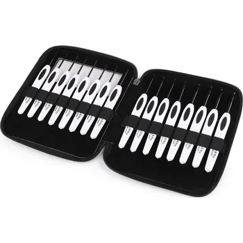 Háček na háčkování Sada háčků na háčkování v pouzdře