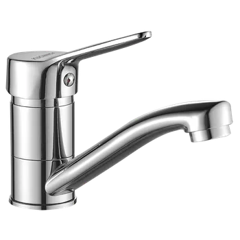 Vodovodní baterie Kuchinox TIBI – stojánková umyvadlová baterie s pohyblivou výpustí, chrom