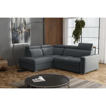 Sedací souprava Falco Sedací souprava Petrit II levá Paros tmavě šedá