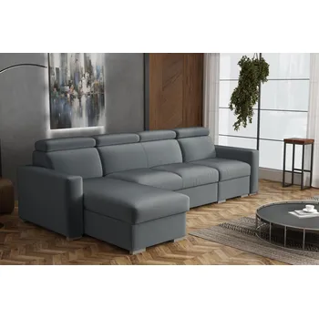 Sedací souprava Falco Sedací souprava Petrit I levá Paros tmavě šedá