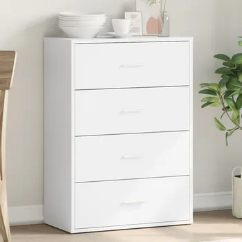 přebalovací pult a komoda Příborník bílý 60 x 31 x 84 cm kompozitní dřevo Bílá840499