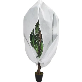 Ochranný návlek na rostliny na zip 70 g/m² 3,14 x 2,5 m Bílá 364870