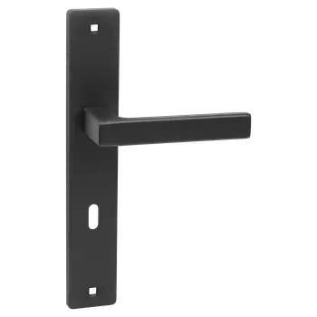 Dveřní kování Kuchinox Dlouhá klika RANDO s klíčem Černá