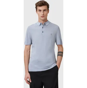 Pánské tričko Vlněné polo tričko AllSaints MODE M086KB modrá 05X, vel. M