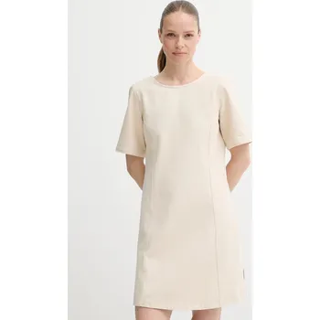 Dámské šaty Džínové šaty Marc O'Polo béžová barva, mini, 5000006784 01X, vel. XS