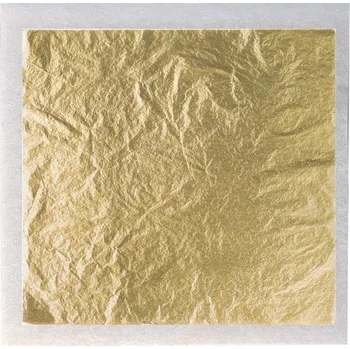 Jedlá dekorace na dort Jedlé zlaté plátky 25ks rozměr 8x8 cm - PCB-creation