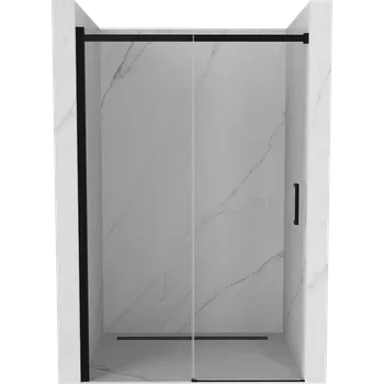 Sprchové dveře Mexen Omega posuvné sprchové dveře 140 cm, transparentní, černé 825-140-000-70-00 Sprchové dveře