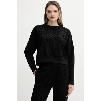 Dámská mikina Mikina HUGO LOKKY Sweatshirt dámská, černá barva, s aplikací, 50545210 99X, vel. XS