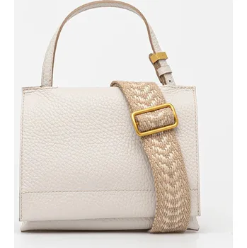 Kožená kabelka Gianni Chiarini NICOLE bílá barva, BS.11335.TKL.NAETN 00X, vel. ONE SIZE