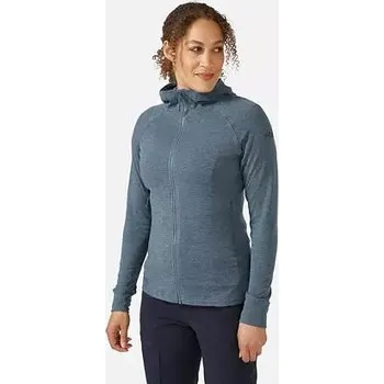 Dámská mikina RAB Dámské turistické lezecké sportovní ženy Rab Nexus Hoody Wms L MODRÁ