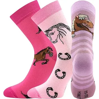 HORSIK dívčí bavlněné ponožky Boma