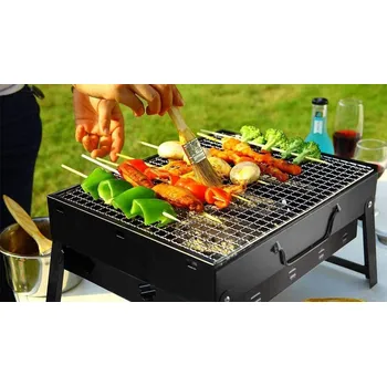 Zahradní gril Deminas | Praktický skládací, přenosný kempingový gril