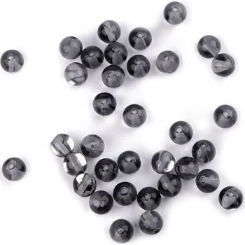 Šperk Skleněné korálky s AB efektem Ø6 mm Varianta: 7 šedá, Balení: 32 ks