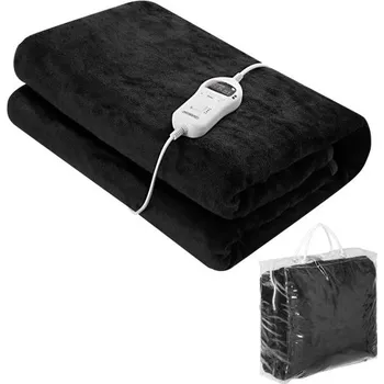 Dětská deka Deuba Fleecová topná deka - antracit