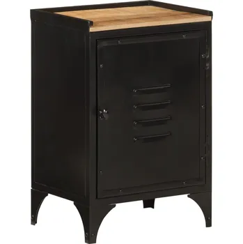 Koupelnový nábytek Koupelnová skříňka 40 x 30 x 60 cm železo a masivní mangovník Hnědá 358566