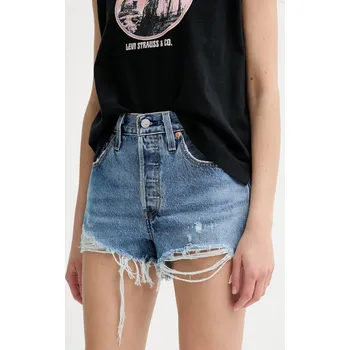 Dámské kraťasy Džínové šortky Levi's 56327.0081-MedIndigoW modrá 55J, vel. 23