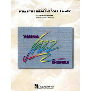 The Police: Every Little Thing She Does Is Magic (noty pro školní jazzový orchestr, party, partitura)
