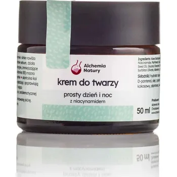 Pleťový krém Hydratační krém na obličej Alchemia Natury Krém na obličej s Niacinamidem pro den i noc 50 ml