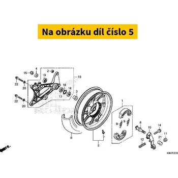 Auto-moto Honda Kolo zadní PCX 18-20 42650K97T00ZA