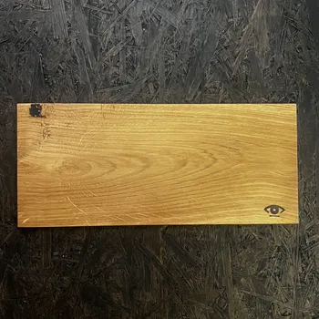 Kuchyňské prkénko obdélníkové dubové prkénko s černou pryskyřicí