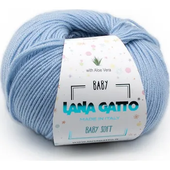 Příze Lana Gatto Baby Soft (s Aloe vera) 12260 – azzuro