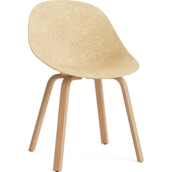 Jídelní židle Normann Copenhagen Židle Mat, hemp/beech