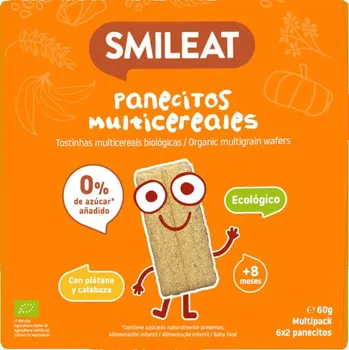 BIO oplatky první zoubky banán a dýně bez lepku s vitaminem B1 8M+ 60g