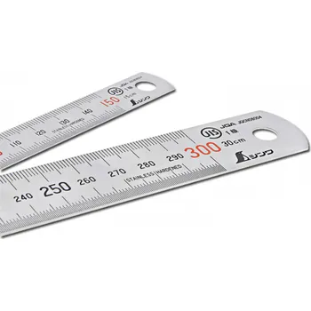 Úhloměr Shinwa - měřítko z tvrzené nerezové oceli Délky: 150 mm, Šíře: 15 mm