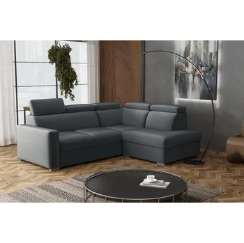 Sedací souprava Falco Sedací souprava Petrit II pravá Paros tmavě šedá