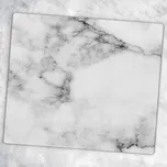 Skleněná kuchyňská deska na krájení s ozdobnou grafikou Jemný mramor 60x52