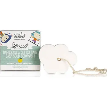 Šampon Officina Naturae Dětský tuhý sprchový šampon na tělo i vlasy BIO (50 g)